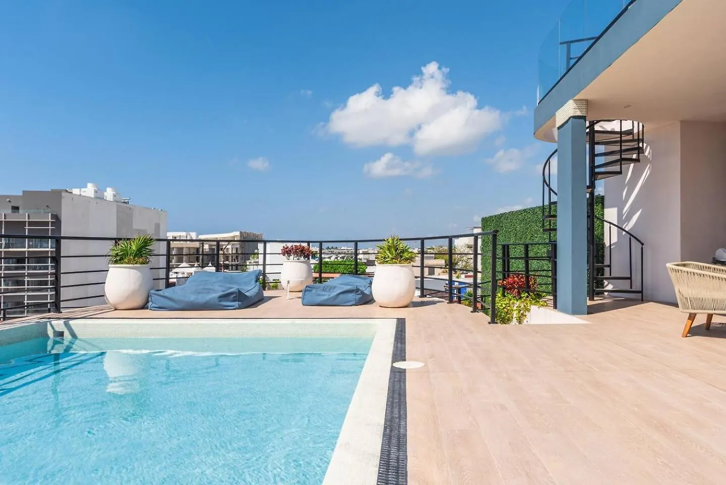 Luxury 1Br Ocean View From The Balcony And Rooftop Playa del Carmen 0*,