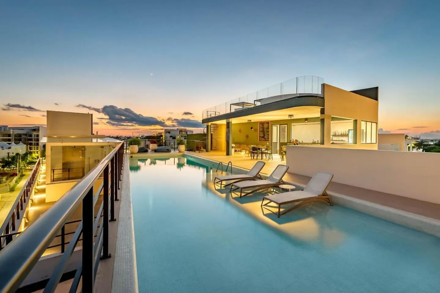 Luxury 1Br Ocean View From The Balcony And Rooftop Playa del Carmen